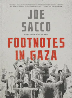 Cover of _Footnotes in Gaza_ by Joe Sacco.
