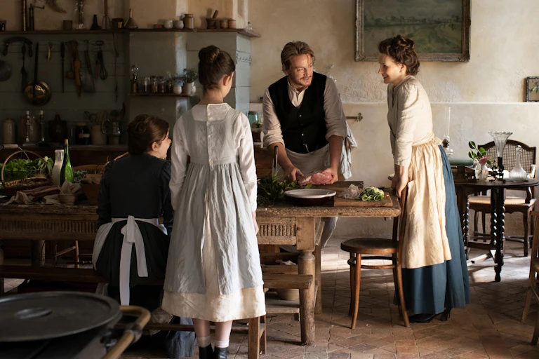 Benoît Magimel and Juliette Binoche in The Taste of Things.