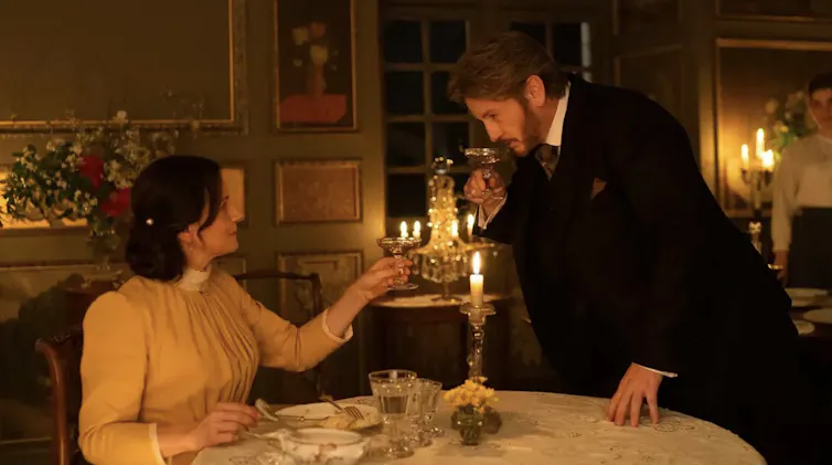 Benoît Magimel and Juliette Binoche in The Taste of Things.