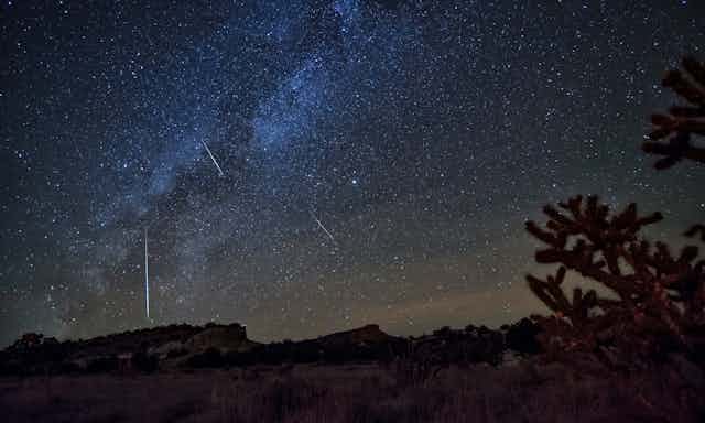 Orionids meteor shower in 2016.