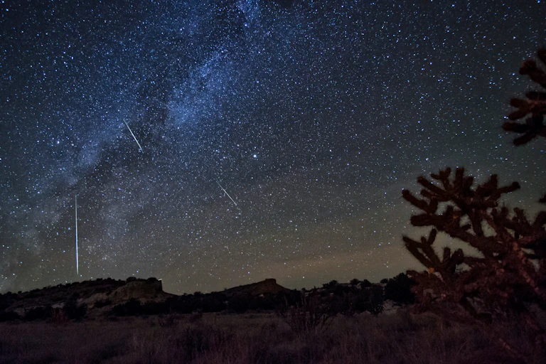 Orionids meteor shower in 2016.