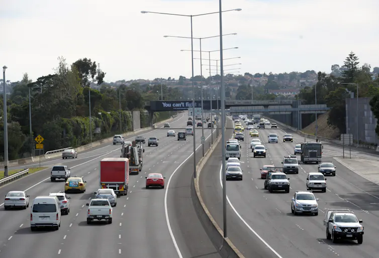 Generic image of a Melbourne freeway