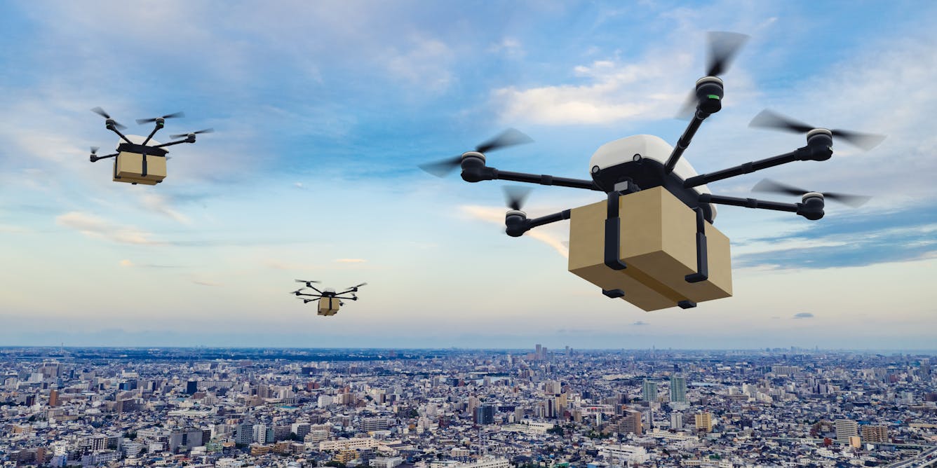 reveals first photos of the new Prime Air delivery drone