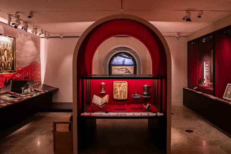 Inside the Faith Museum.