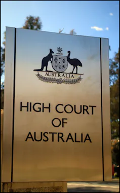 Exterior of Australai's High Court.