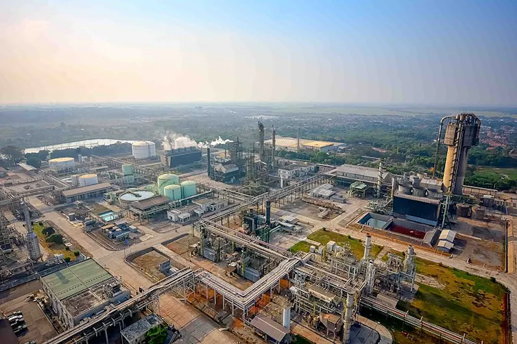 Produksi pupuk amonia Indonesia