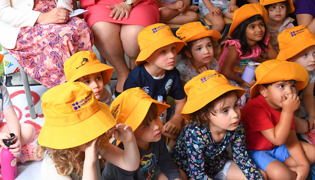 Children at childcare centre
