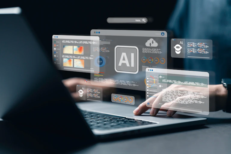 Representation of AI.