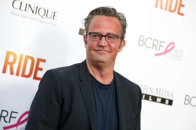 Matthew Perry at a movie premiere in 2015.