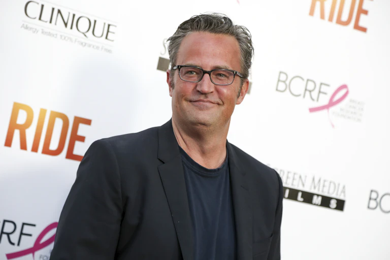 Matthew Perry at a movie premiere in 2015.
