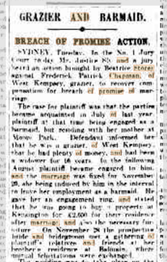 A newspaper clipping reporting on the case.
