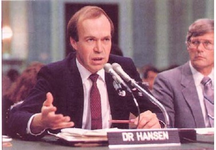 james hansen testifying before US senate