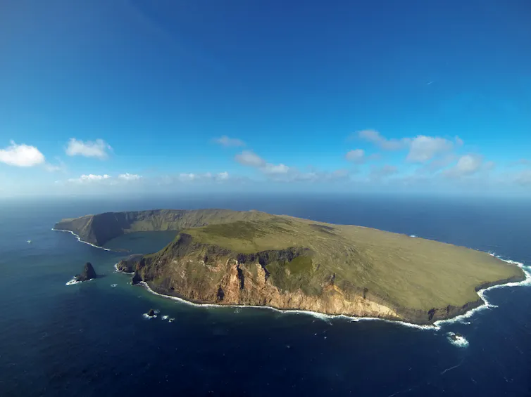 vue aérienne d’une île