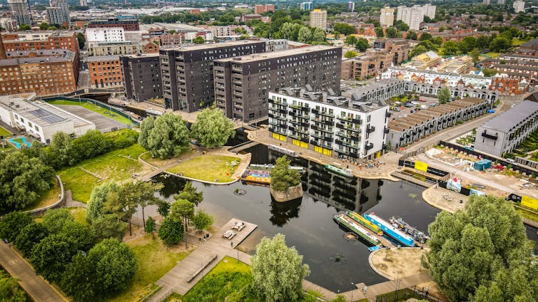 New Islington Marina in Manchester. (Photo by Matt class=
