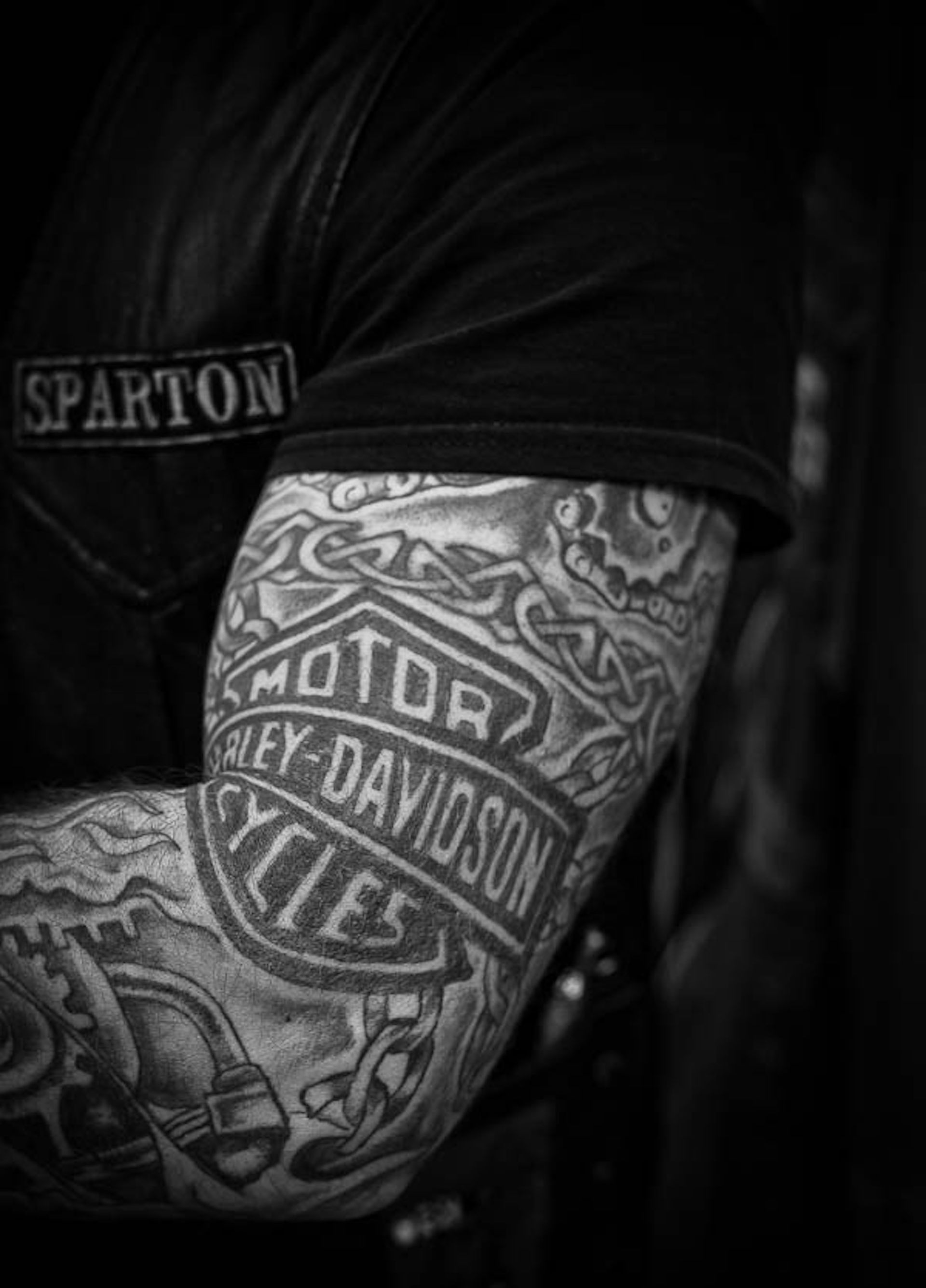 90 Harley Davidson Tattoos For Men  Manly Motorcycle Designs
