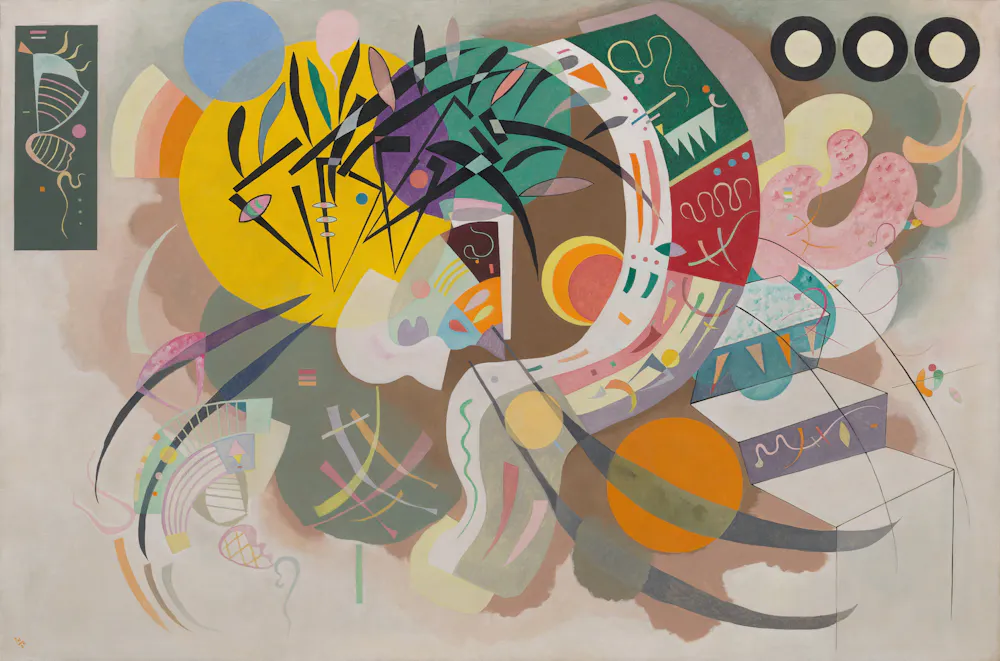 Kandinsky Using Perspective Kandinsky at the Art Gallery of New South Wales: a precious gem of a ...