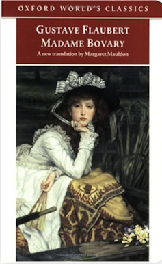 The cover of Madame Bovary.