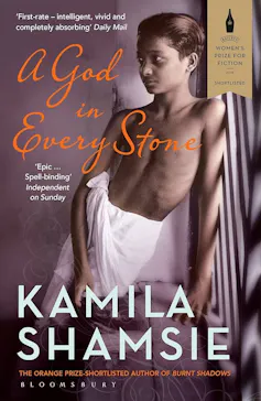 A God in Every Stone book jacket.
