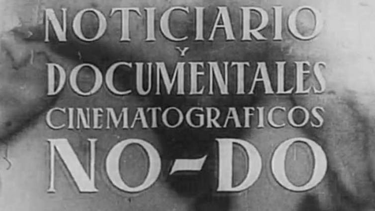Cabecera del _NO-DO_, el noticiario cinematográfico del franquismo.