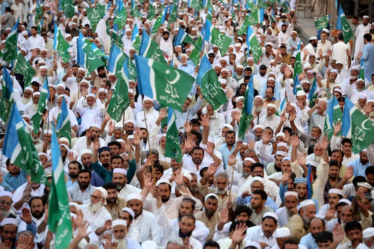 Recent anti-inflation protests in Peshawar, Pakistan