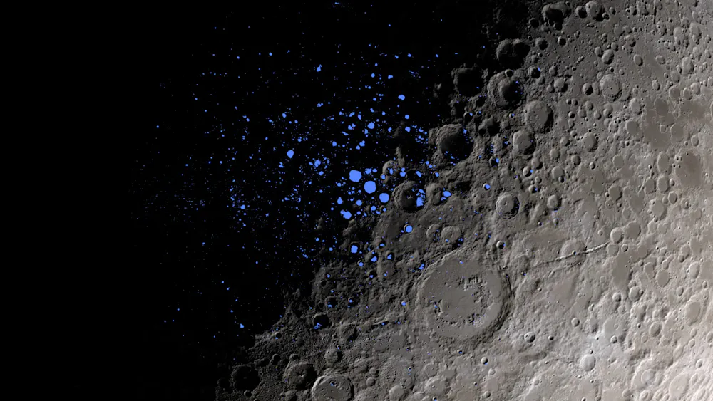 Half Visable Picking a Spot for NASA’s Lunar Nuclear Reactor Is Trickier Than It Sounds
