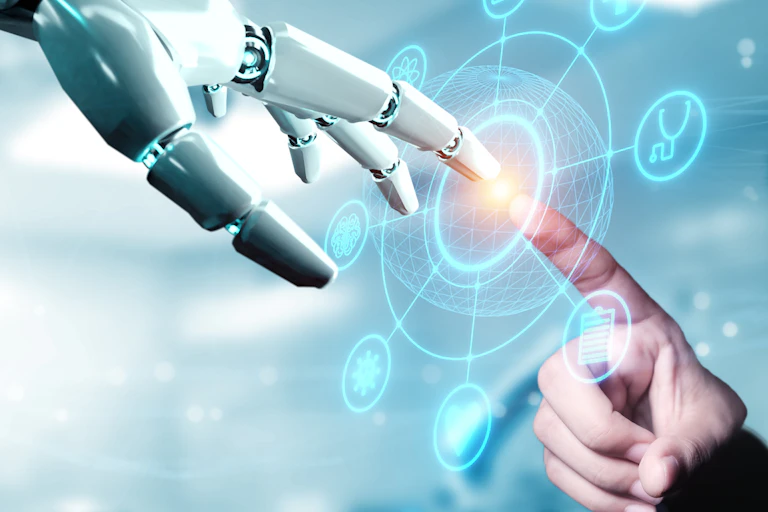 Representation of AI.