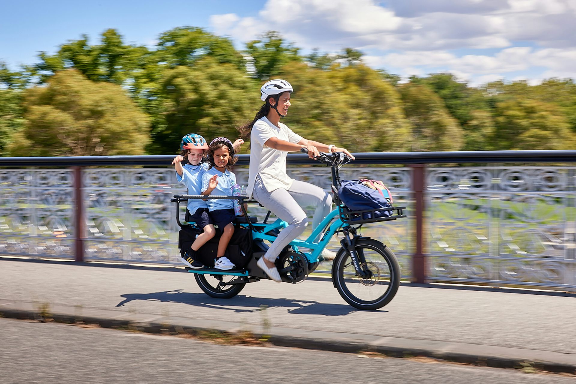 Electric bike for online two people