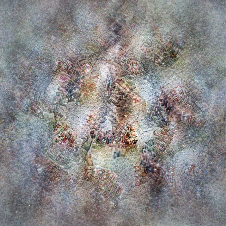 Abstract image created by AI portraying poverty.