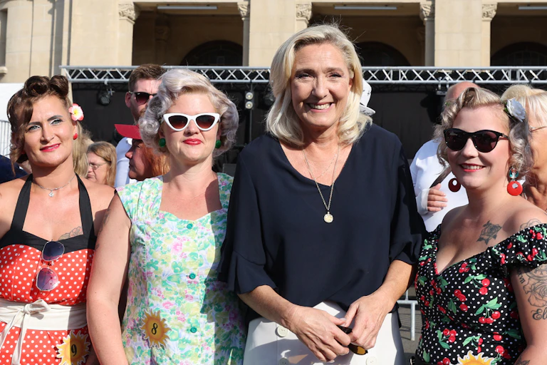 Marine Le Pen Grande Braderie Henin-Beaumont 2023