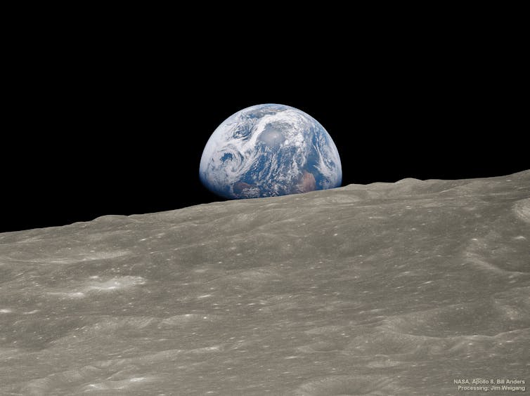 Earthrise: historian uncovers the true origins of the ‘image of the century’