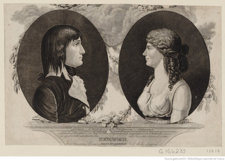 Πορτρέτα του Ναπολέοντα και της Ιωσηφίνας