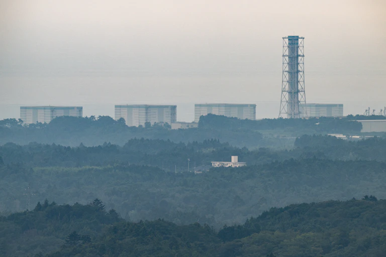Photo de la centrale Fukushima Daini, à une dizaine de kilomètres de la centrale Fukushima Daiichi, qui a connu la catastrophe tragique du 11 mars 2011.