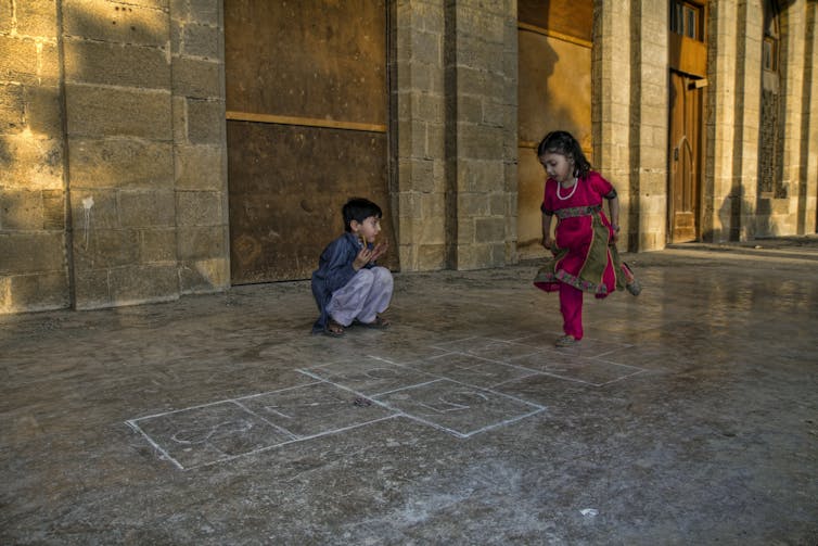 Children playing