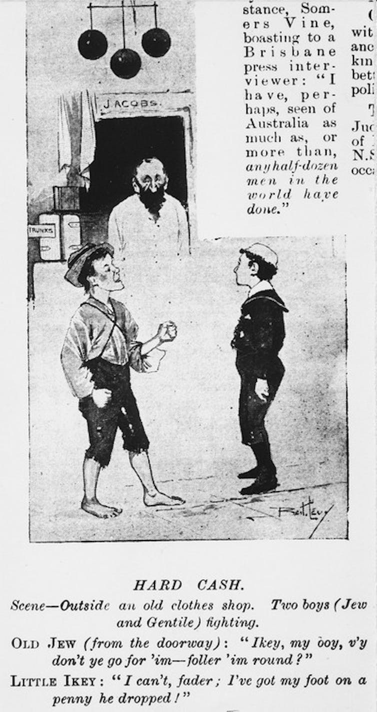 Cartoon from The Bulletin