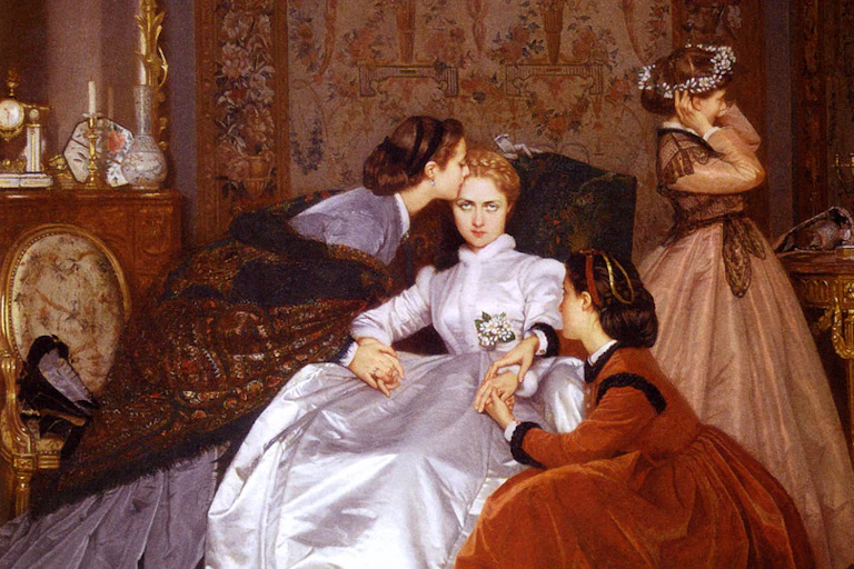 The Hesitant Fiancée: this painting is helping women to express their ...