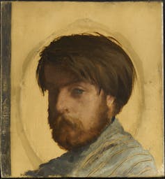 Portrait of Auguste Toulmouche by Jean-Louis Hamon.