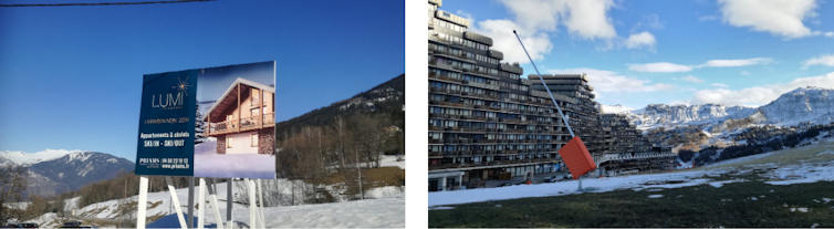Real estate project poster in Valmorel, Panorama de La Plagne