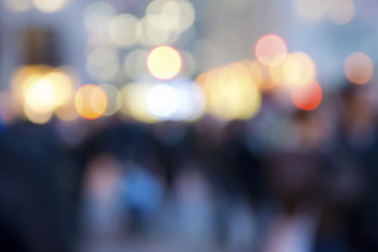 Blurred lights