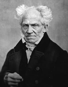 Arthur Schopenhauer black and white photo