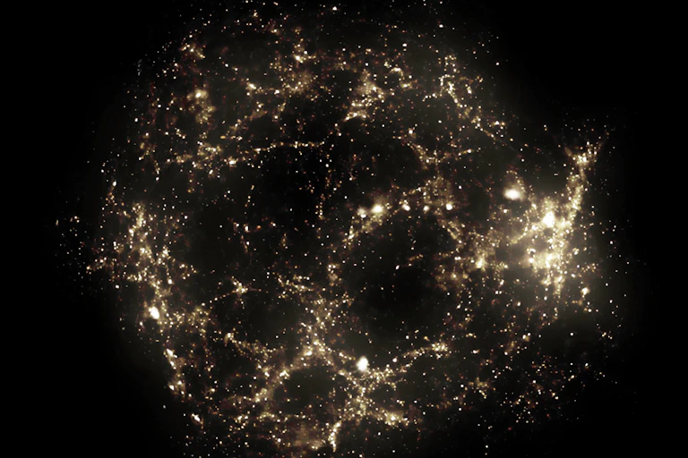 Artist's conception of a known giant void