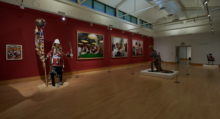 Inside the gallery