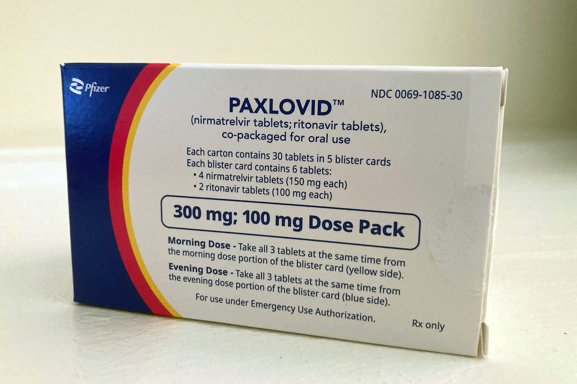 A box of Paxlovid.