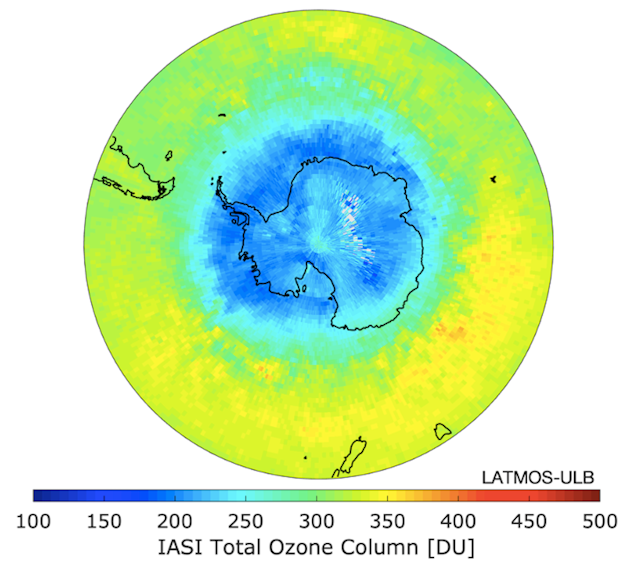 Image showing ozone concentration