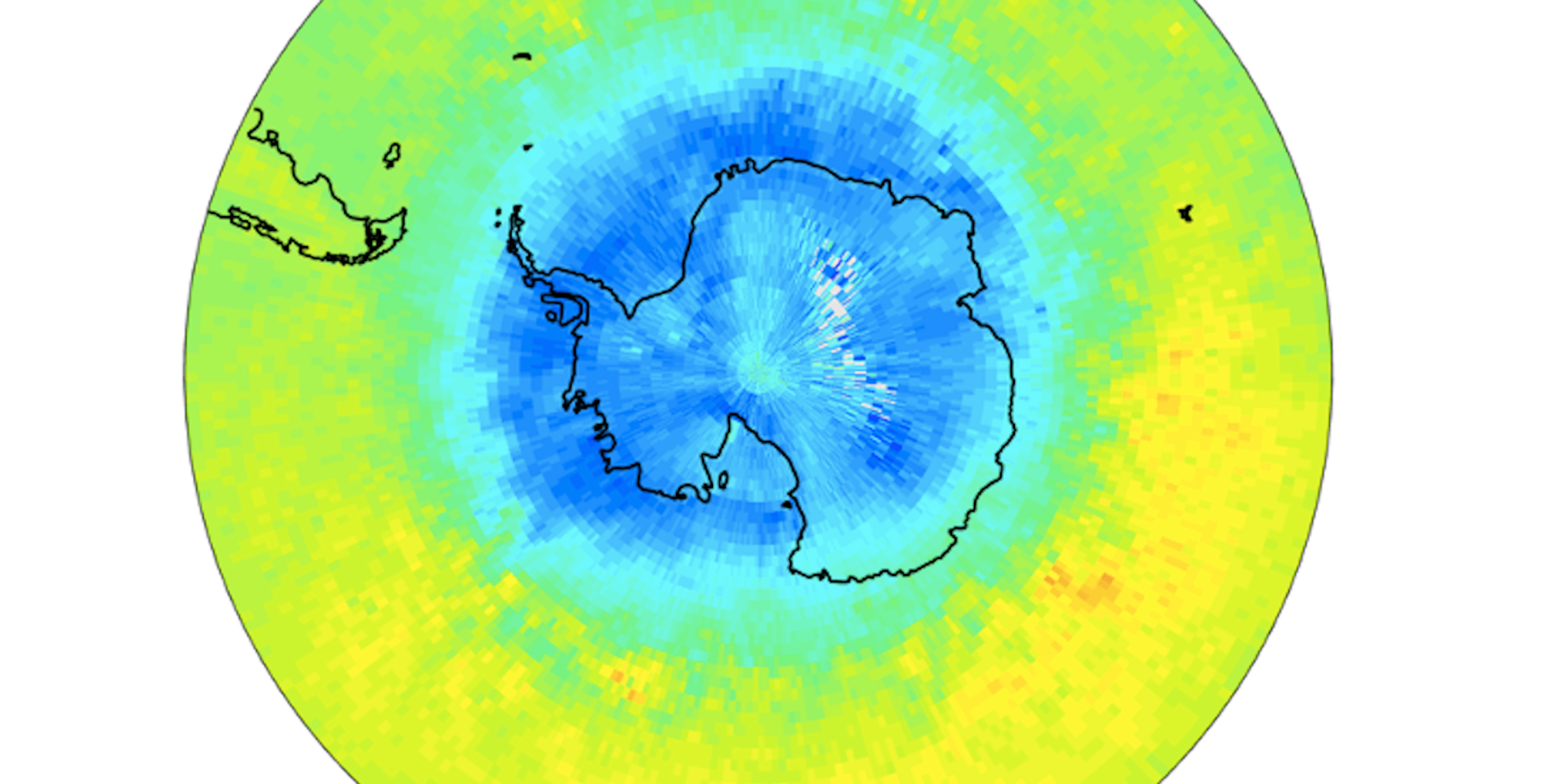 Image showing ozone concentration
