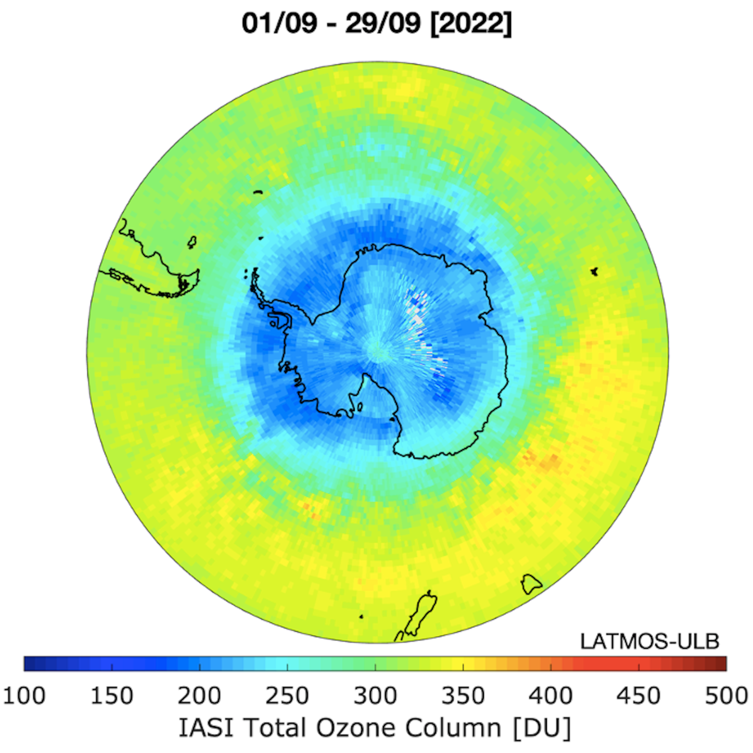 Image showing ozone concentration