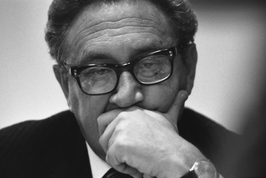Portrait photographique d'Henry Kissinger