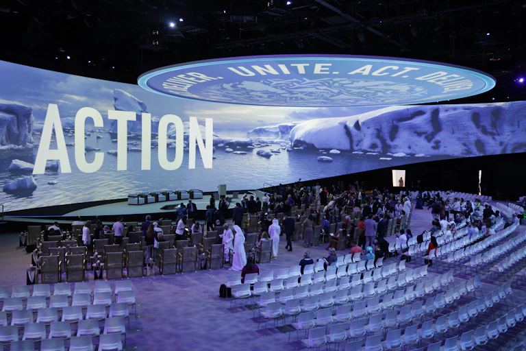 COP28 conference hall