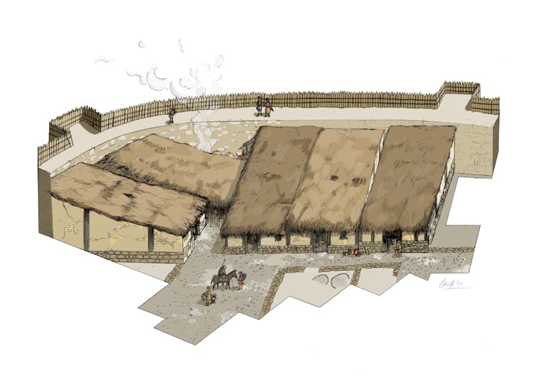 An illustration of a settlement.