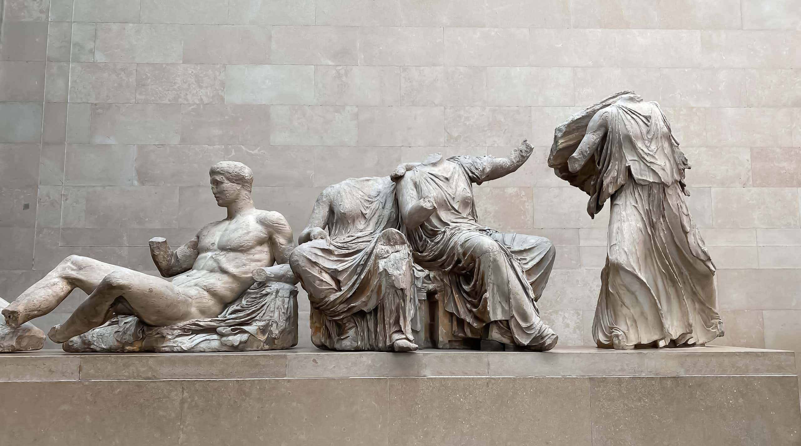 The Elgin Marbles, originally part of Parthenon and Acropolis of Athens.