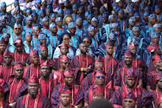 Men in traditional clothing
